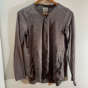 GoSilk New York Zippered Tunic 100% Silk Size S